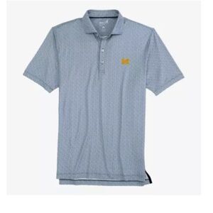 Michigan Hinson Print Short Sleeve Polo by Johnnie-O Large